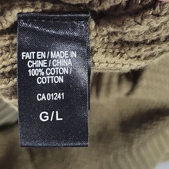 Olive LE 31 Heavy Sweater Cardigan sz (G) Large - Picture 5 of 5